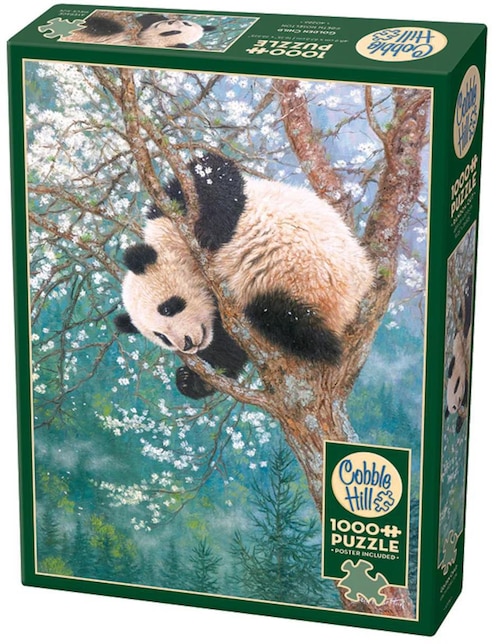 Rompecabezas Osos Panda Golden Child Cobble Hill 1000 piezas