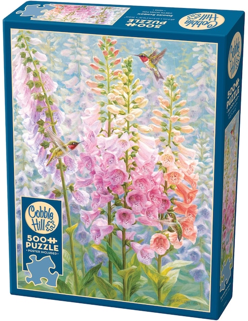 Rompecabezas Flores Summer Rainbow Cobble Hill 500 piezas