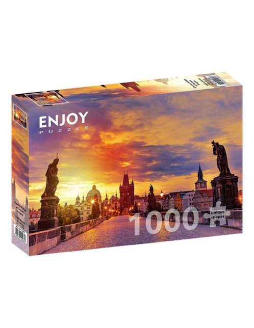 Rompecabezas Puente de Carlos Praga Enjoy Puzzle 1000 piezas