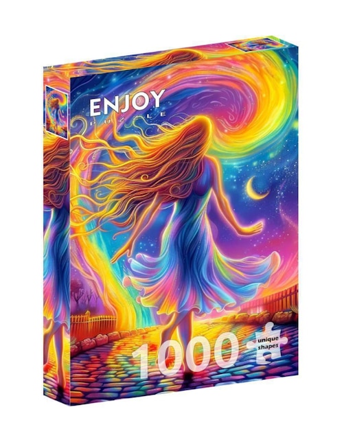 Rompecabezas Camino a mis colores Enjoy Puzzle 1000 piezas