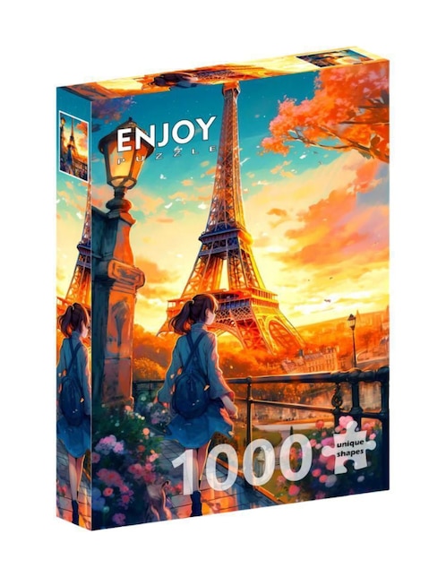 Rompecabezas Recorriendo Paris Enjoy Puzzle 1000 piezas