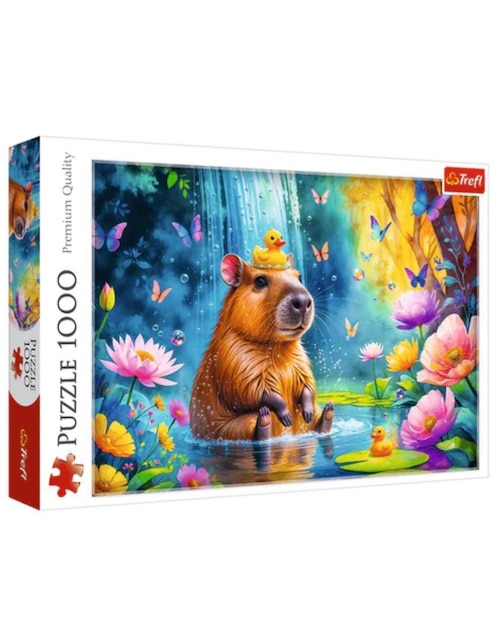 Rompecabezas animales Capibara Trefl 1000 piezas