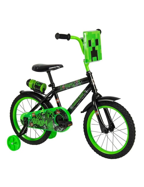 Bicicleta infantil Huffy rodada 16 Minecraft para niño