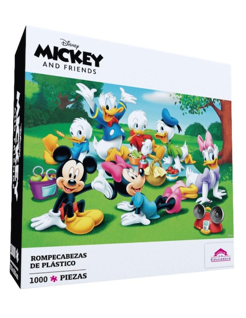 Rompecabezas Disney Mickey and Friends La Casa de la Ed 1000 piezas