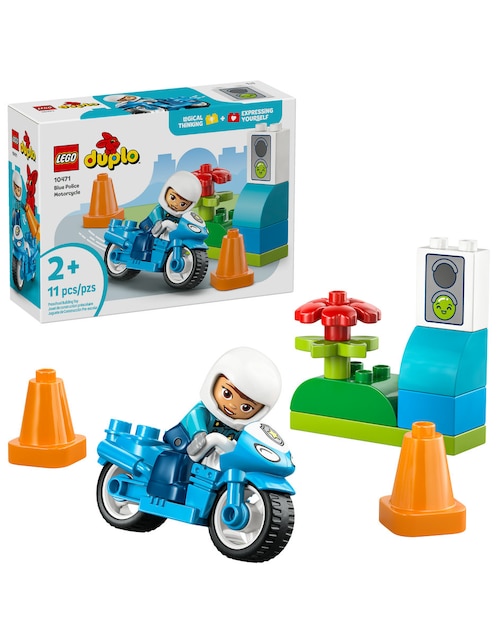 LEGO DUPLO Lego Duplo Lego Moto de Policía Azul 10471