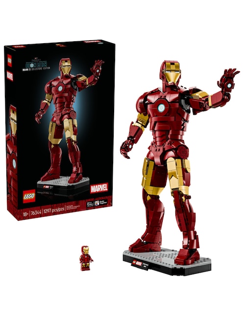 Lego Super Heroes Lego Marvel Iron Man Mark 3: Edición para Coleccionistas 76344