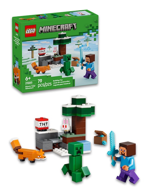 LEGO MINECRAFT Lego Minecraft Minecraft La Aventura de Steve en la Taiga 21583