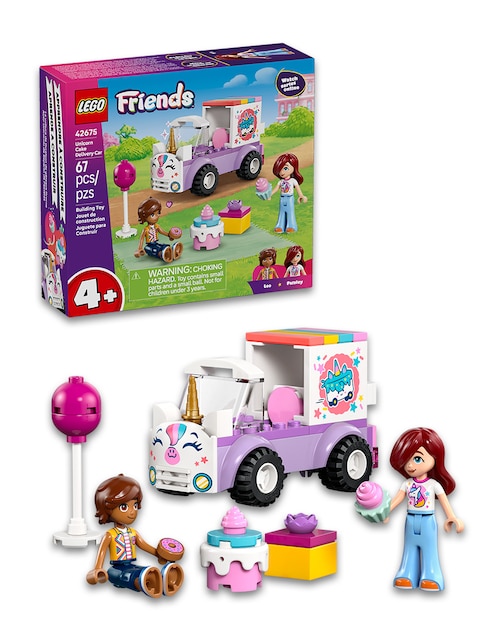 Friends Coche Unicornio de Reparto de Pasteles 42675 1
