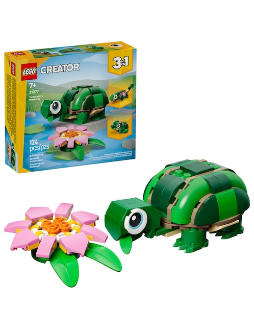 LEGO CREATOR Lego Creator Lego tortuga con Flor de Nenúfar 31377