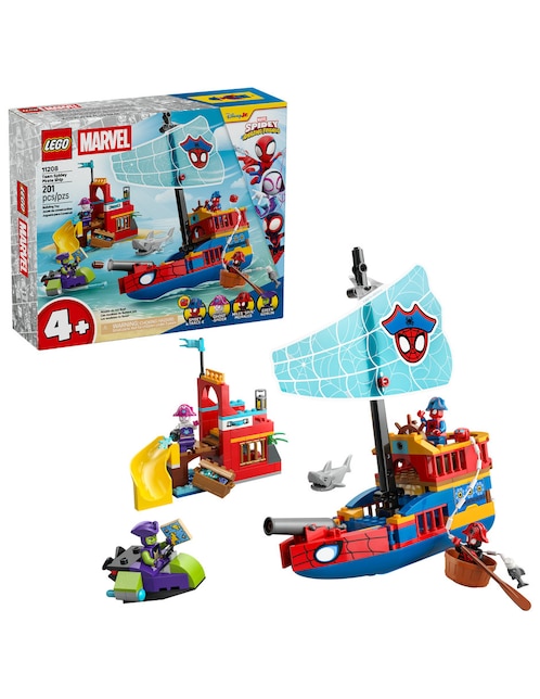 Barco Pirata del Equipo Spidey 11208 Marvel 1