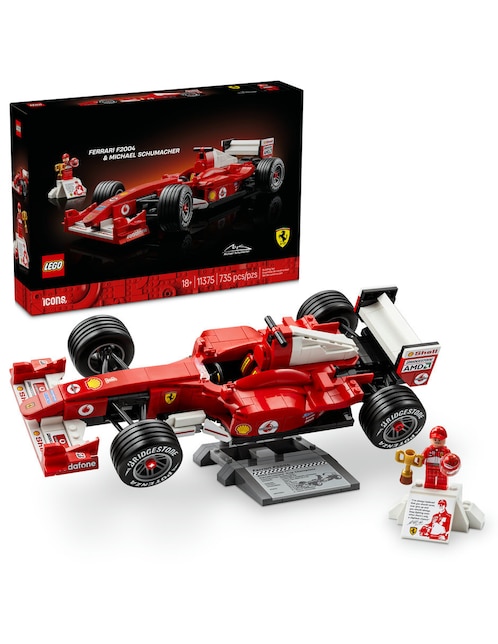 Lego Icons Lego Ferrari F2004 y Michael Schumacher 11375
