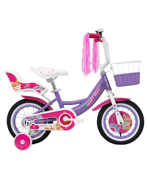 VELOCI Bicicleta infantil Veloci rodada 12 para niña