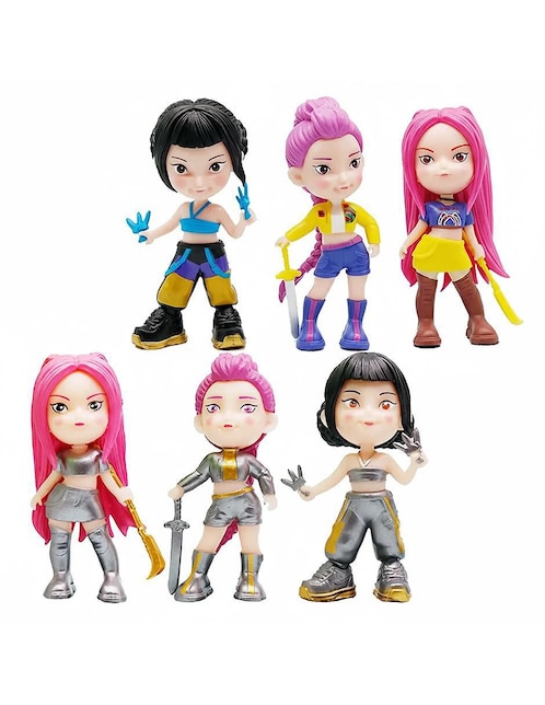 Set figuras acción Kpop Demon Hunters Mira Generica