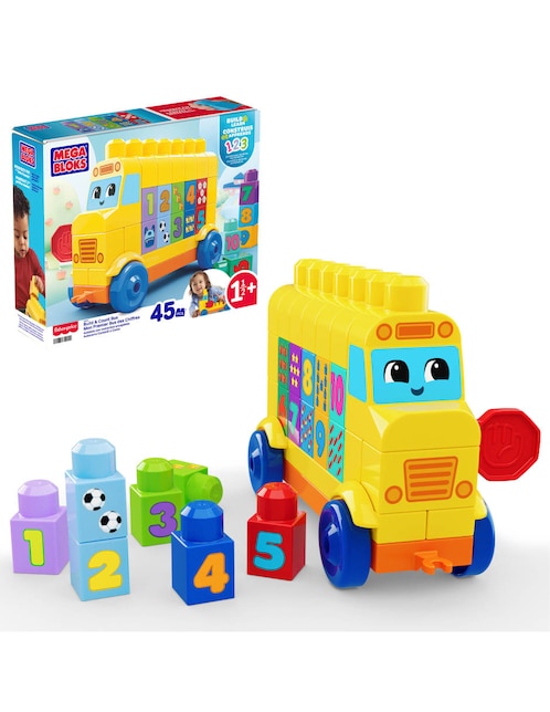 Autobús arma y cuenta JKG34 Fisher -Price 1