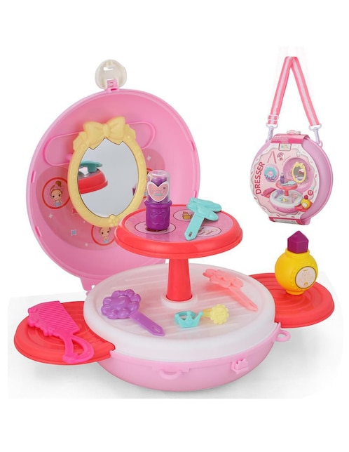 Encantador Set de Maquillaje 2 en 1 Kinene juego de rol para niños