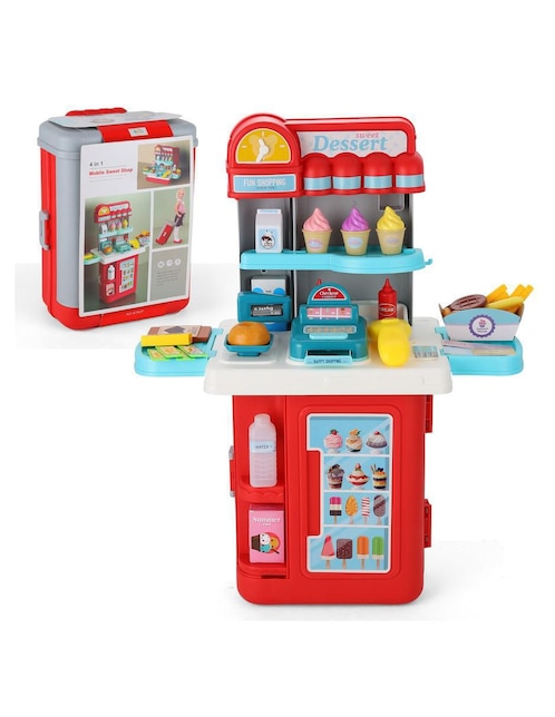 Set 4 en 1 maleta de juegos Kinene juego de rol para niños