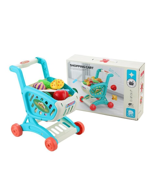 Carrito de compras Kinene juego de rol para niños