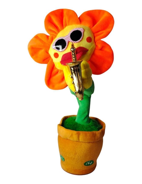 Peluche interactivo Cm Top flor bailarina musical