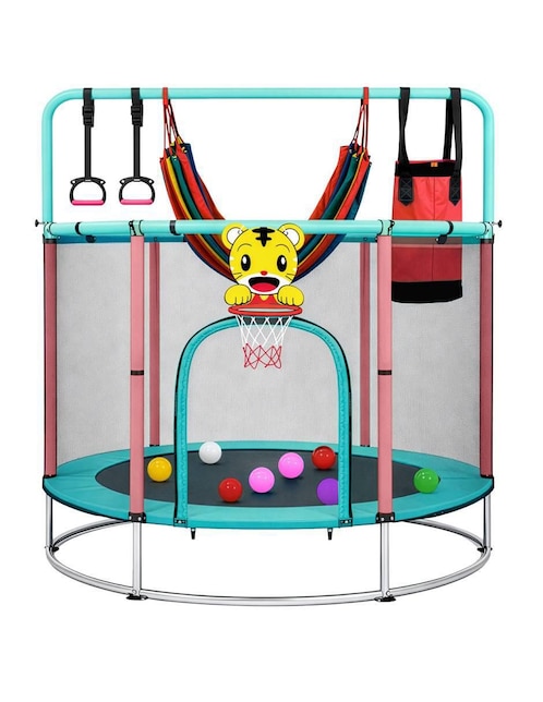 Rampolín Infantil Multijuegos 142 cm Little Monkey 1