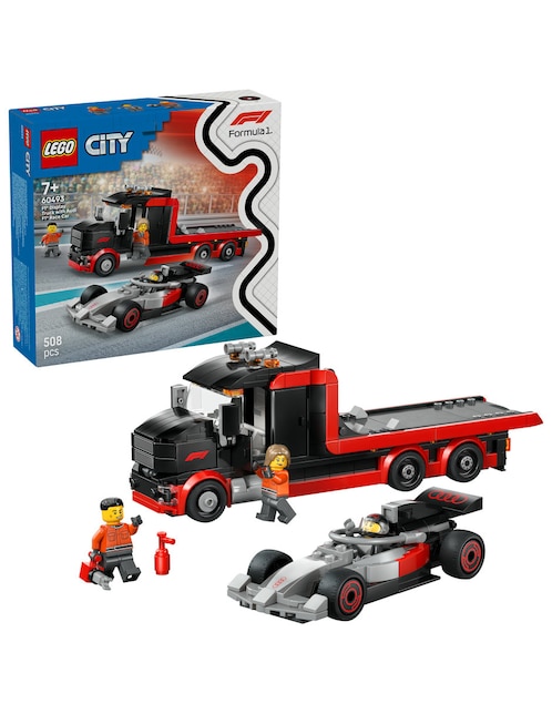 Lego Lego Camión de exhibición de F1 con auto de carreras audi f1 60493 Lego City