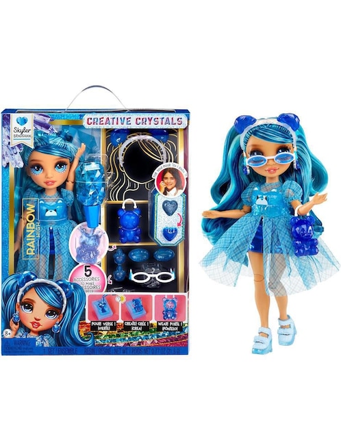 Muñeca Fashion Rainbow High Creative Crystals Skyler