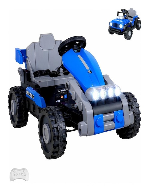 Automóvil montable con control remoto Little Monkey recargable unisex