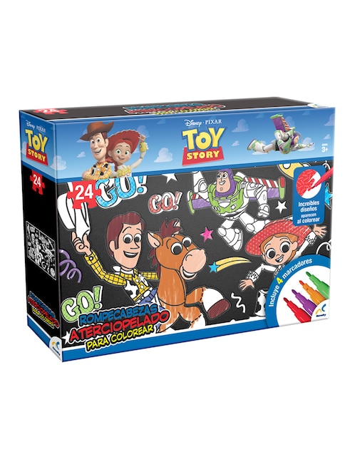 Rompecabezas Toy Story Aterciopelado para colorear Novelty 28 piezas