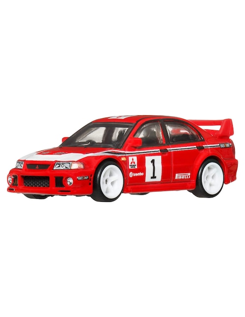 HOT WHEELS Vehículo a escala Hot Wheels Premium Car Culture Mitsubishi Lancer Evolution VI