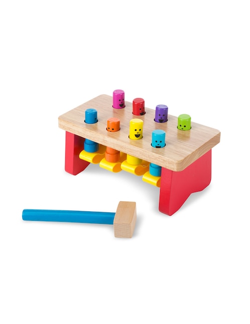 Banco de trabajo para martillar Melissa & Doug juego estimulación temprana + 2 años