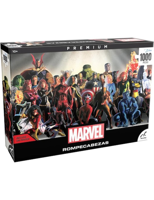 Rompecabezas superhéroes Marvel Coleccionable Premium 1000 piezas Rompecabezas superhéroes Marvel Coleccionable Premium 1000 piezas