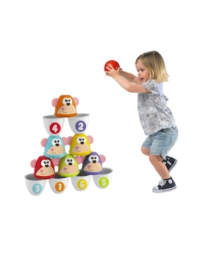 Set De Bolos Monkey Strike Chicco juego recreativo infantil unisex