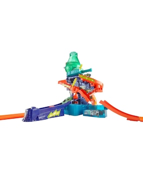 Automóvil Hot Wheels set de juego laboratorio científico