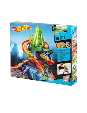 Automóvil Hot Wheels set de juego laboratorio científico