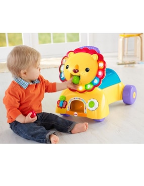 Andadera León Camina Conmigo Fisher Price juego montable infantil unisex
