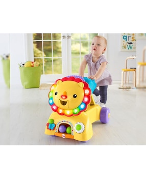 Andadera León Camina Conmigo Fisher Price juego montable infantil unisex