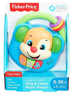 Reproductor Canta Y Aprende Fisher Price juego recreativo infantil unisex