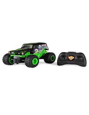 Vehículo de control remoto Spin Master monster jam grave digger