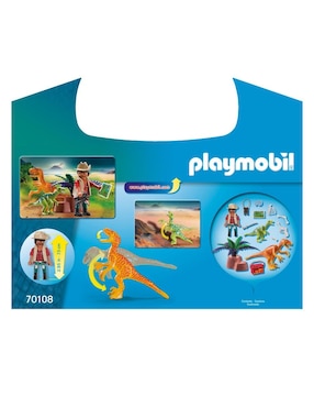 Playmobil Maletín de Dinosaurios y Explorador