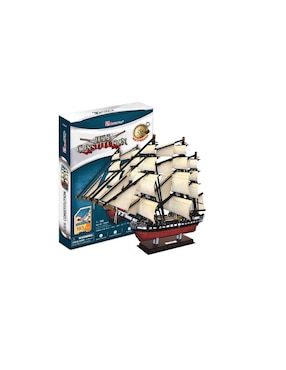 Rompecabezas 3D USS Constitution Imori Kits