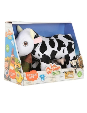 Peluche de la vaca Lola maratón musical la granja de Zenón