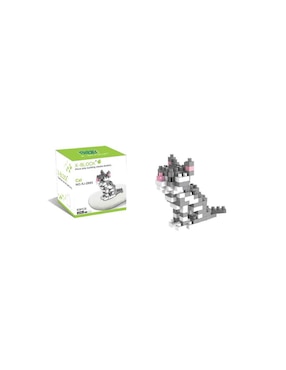 Figura Armable Gato 3D Imori Kits X-Block