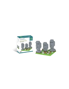 Figura Armable Isla De Pascua 3D Imori Kits X-Block