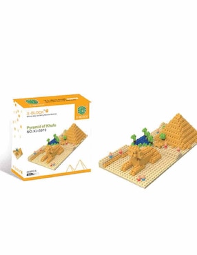 Figura Armable Pirámide De Khufu 3D Imori Kits X-Block