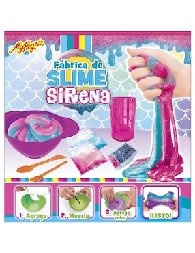 Set Fábrica De Slime Mi Alegría Sirena