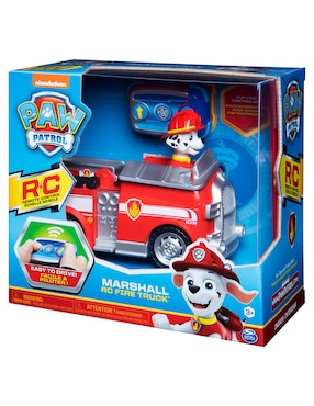 Coche a Control Remoto Camión de Bomberos Marshall Paw Patrol