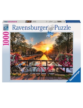 Rompecabezas Ravensburger Bicicletas En Amsterdam