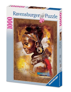 Rompecabezas Ravensburger Belleza Africana 1000 Piezas