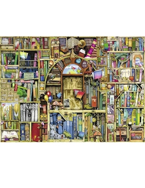 Rompecabezas Colin Thompson Biblioteca bizarra 1000 piezas Ravensburger