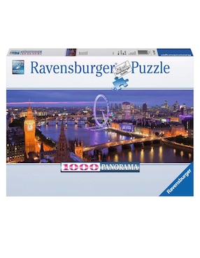 Rompecabezas Ravensburger Londres De Noche Panorámico 1000 Piezas