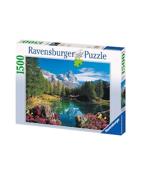 Rompecabezas Ravensburger Paisaje Nevado 1500 Piezas